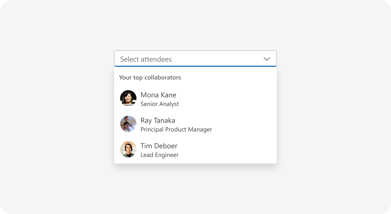 Selecting from dropdown