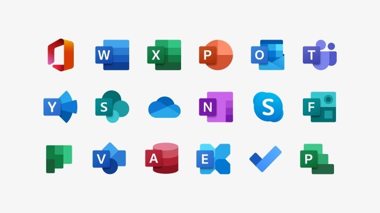 Product icons overview