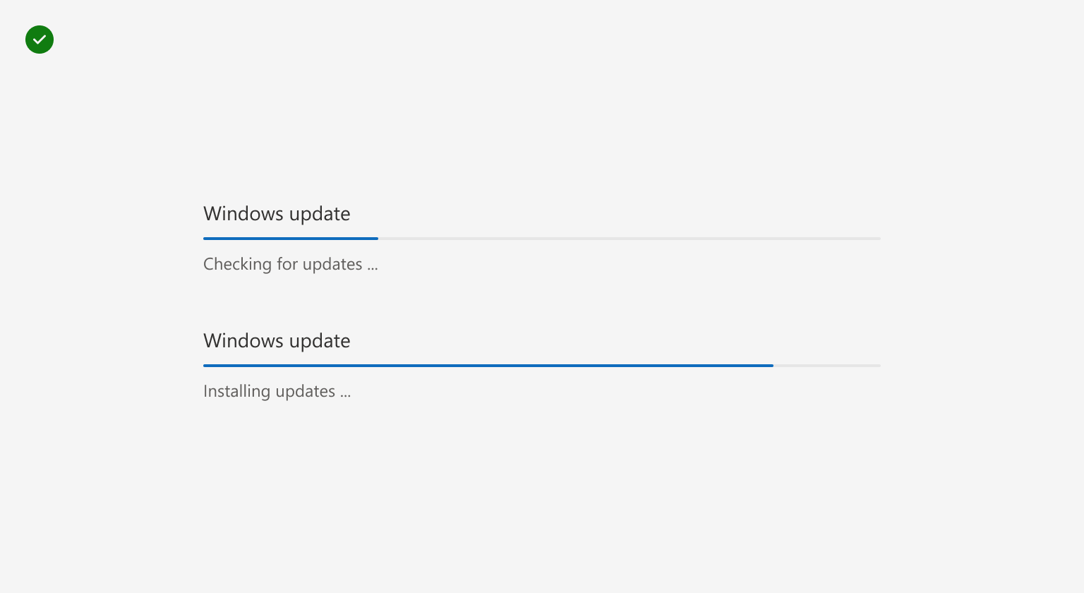 Combine multiple steps of a longer task into one progress bar